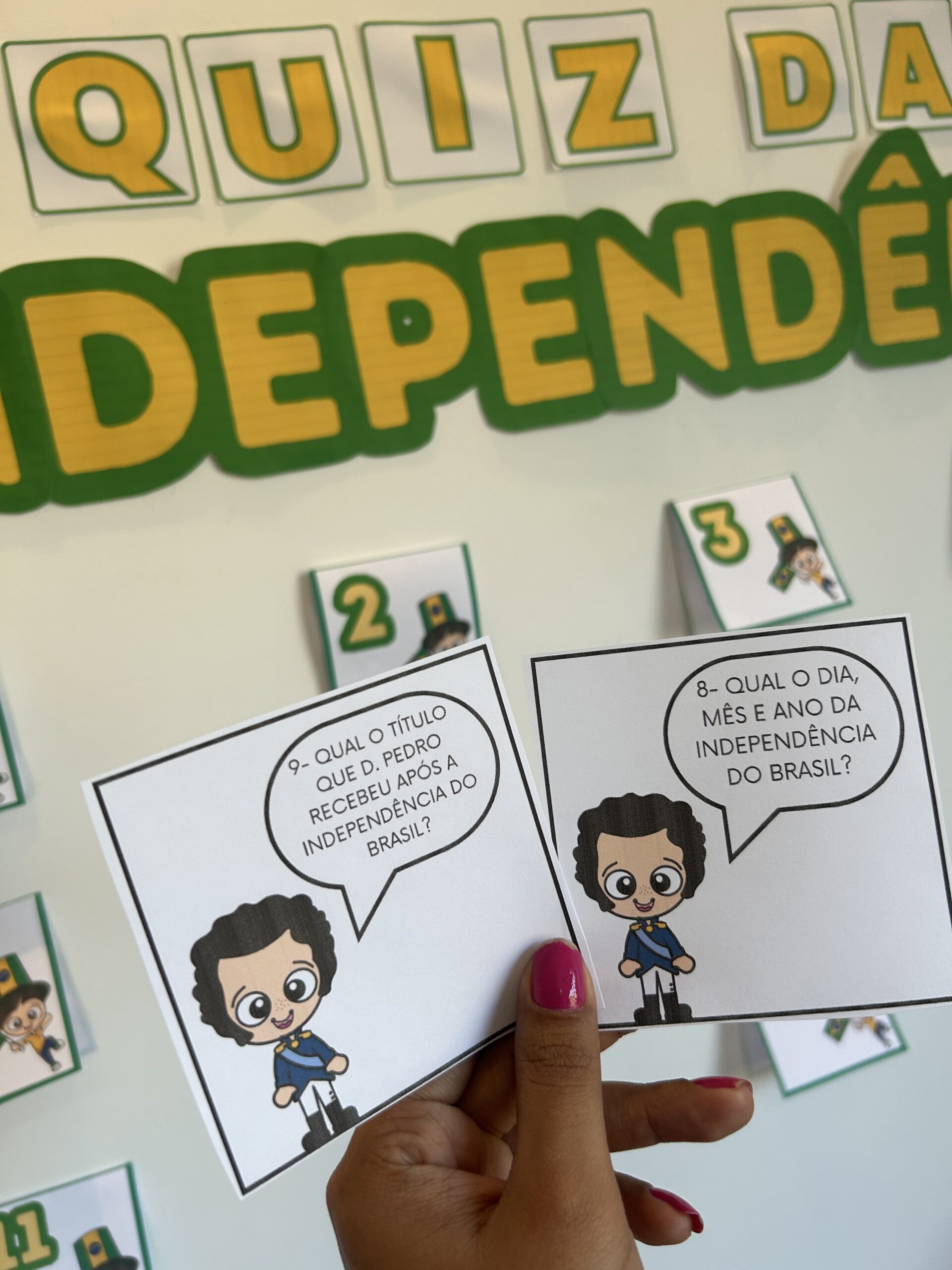 Quiz do dia da independência do Brasil