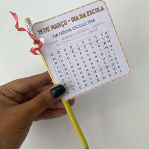 KIT DIA DA ESCOLA (atividade + lembrancinha)