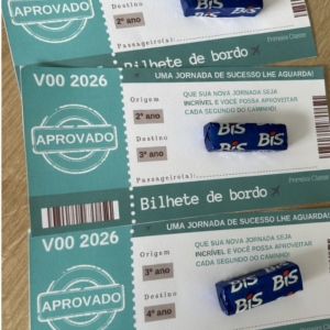 BILHETE DE BORDO VOO 2026 - 1º/2º ano