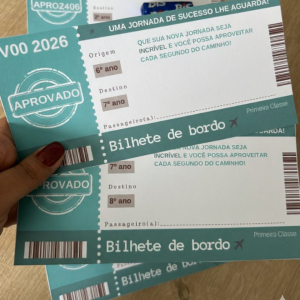 BILHETE DE BORDO VOO 2026 - 6º/7º ano