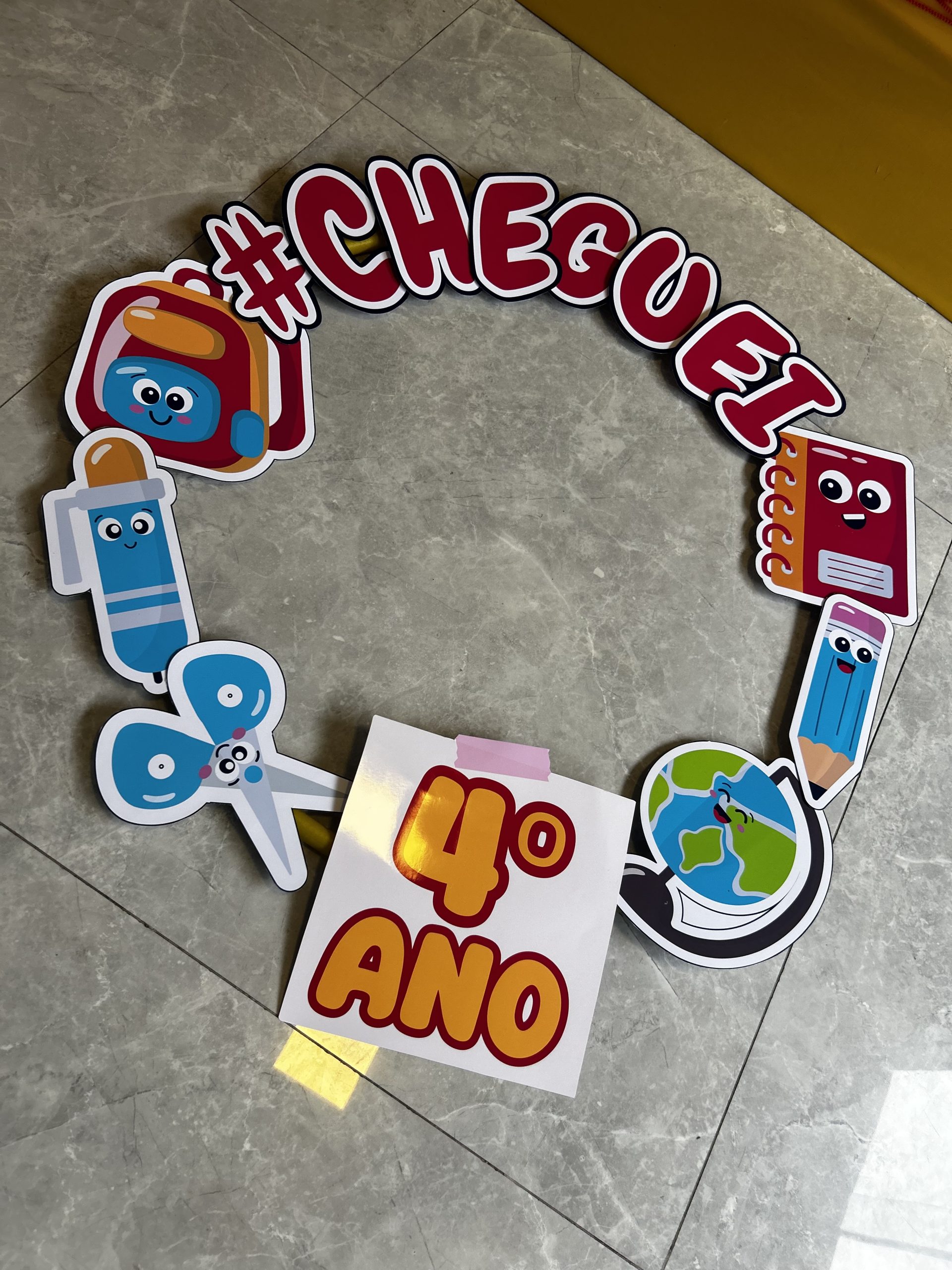 MOLDURA BAMBOLÊ VOLTA ÀS AULAS - Imagem 2