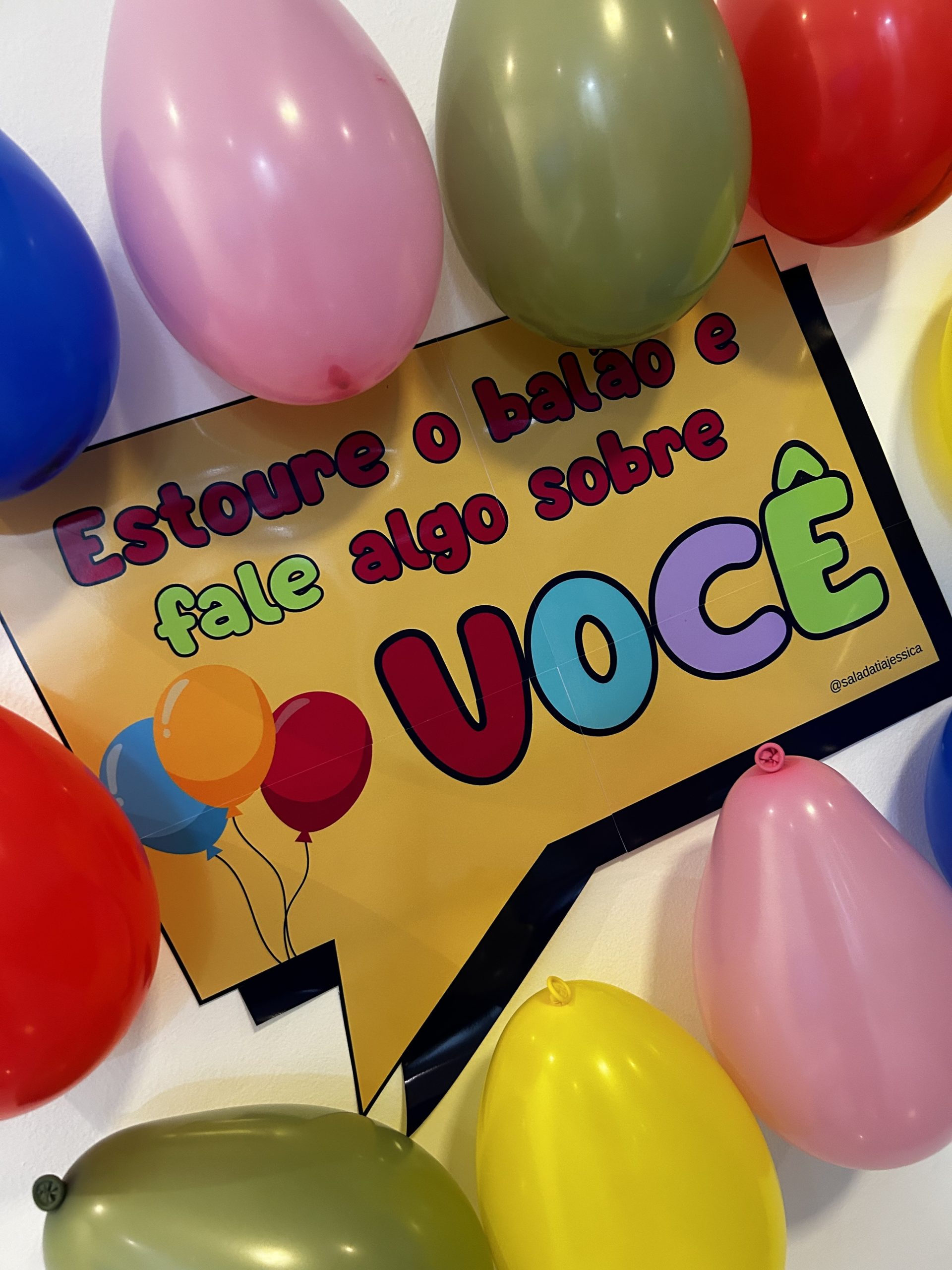 DINÂMICA VOLTA ÀS AULAS - ESTOURE O BALÃO