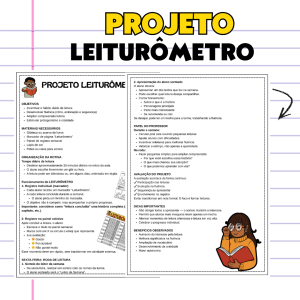 PROJETO LEITURÔMETRO