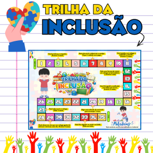 TRILHA DA INCLUSÃO + MINI LIVRO AUTISMO
