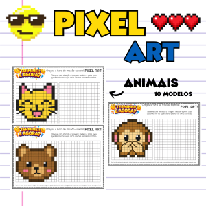 TERMINEI! E AGORA? PIXEL ART