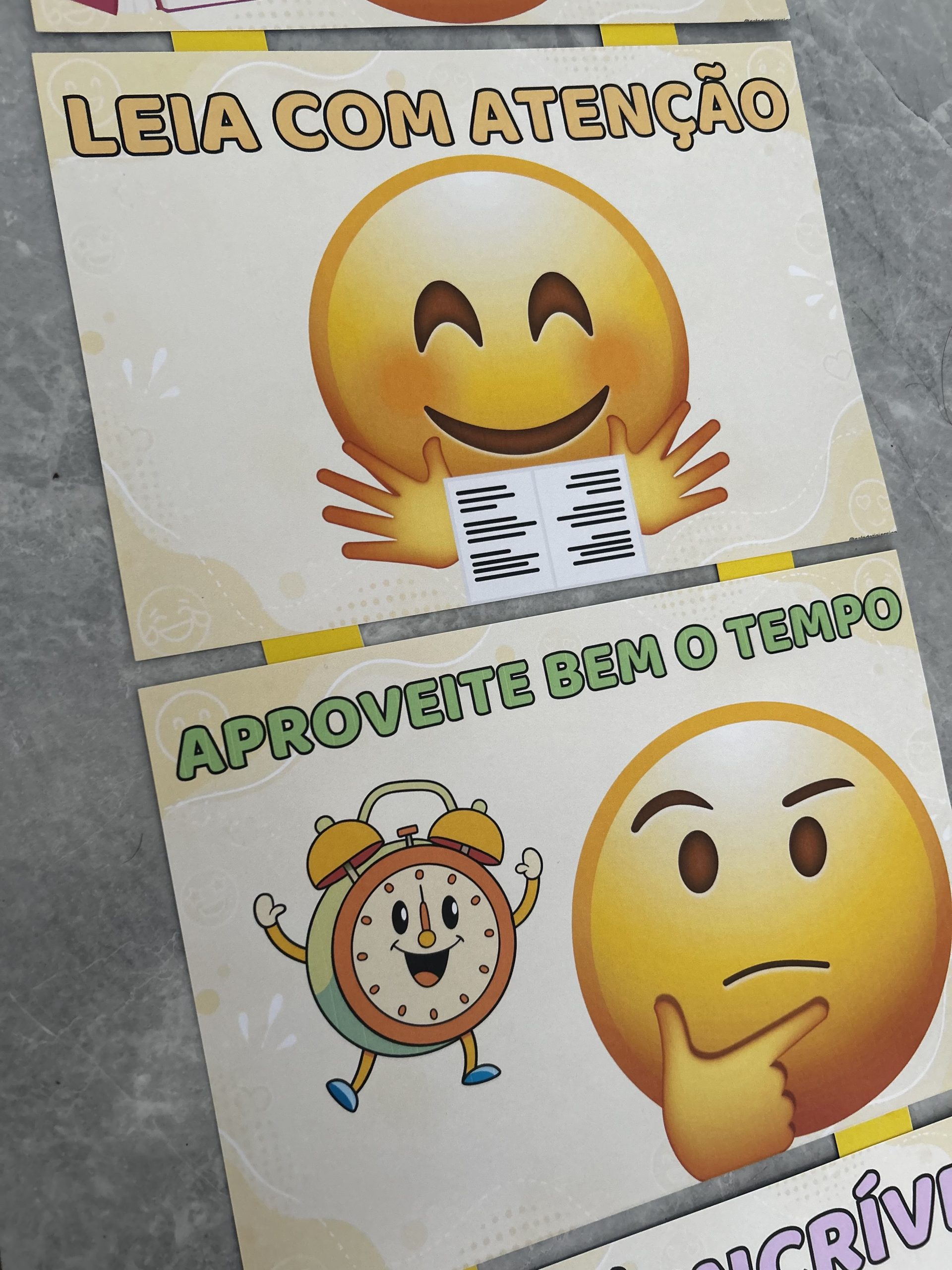 INCENTIVO SEMANA DE AVALIAÇÕES/PROVAS - EMOJI - Imagem 3