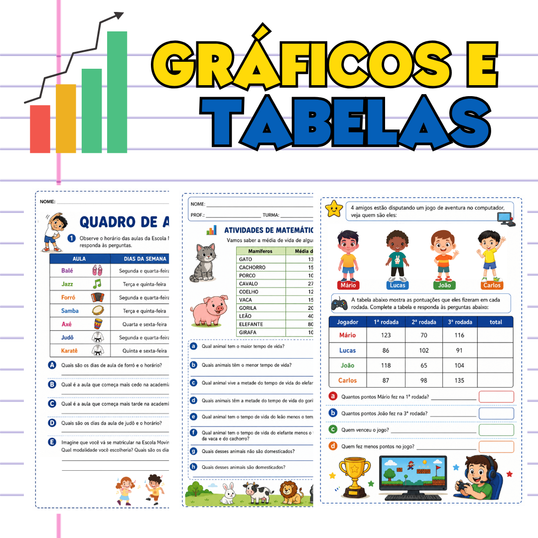 ATIVIDADES - GRÁFICOS E TABELAS - Imagem 4