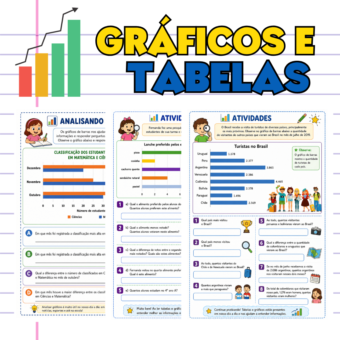 ATIVIDADES - GRÁFICOS E TABELAS - Imagem 7