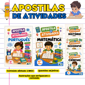 KIT APOSTILAS DE ATIVIDADES - 4º ANO