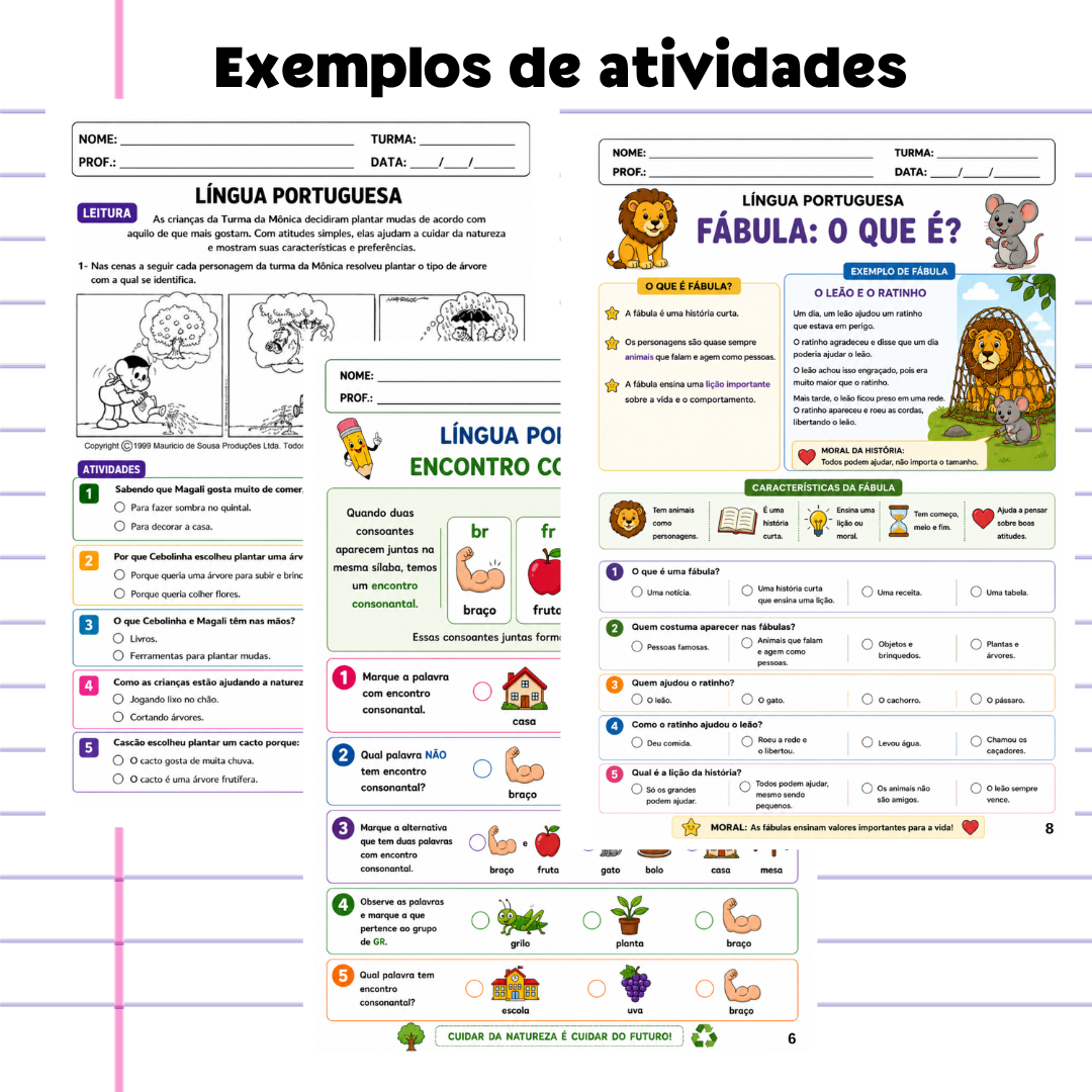 APOSTILA DE ATIVIDADES LÍNGUA PORTUGUESA - 4º ANO - Imagem 2