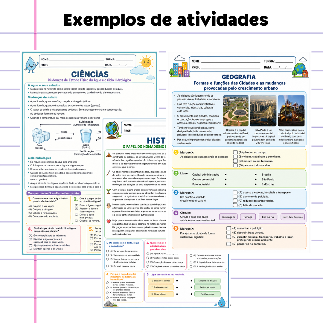 KIT APOSTILAS DE ATIVIDADES - 5º ANO - Imagem 4