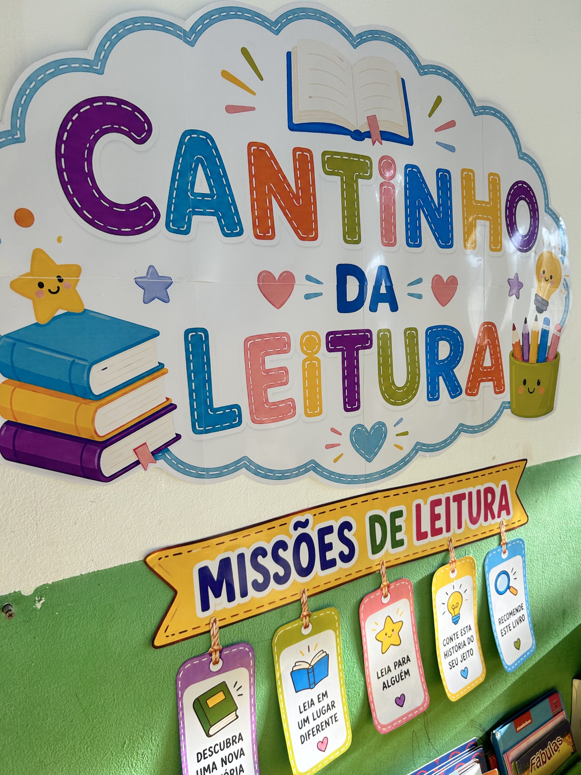 CANTINHO DA LEITURA + MISSÕES DE LEITURA