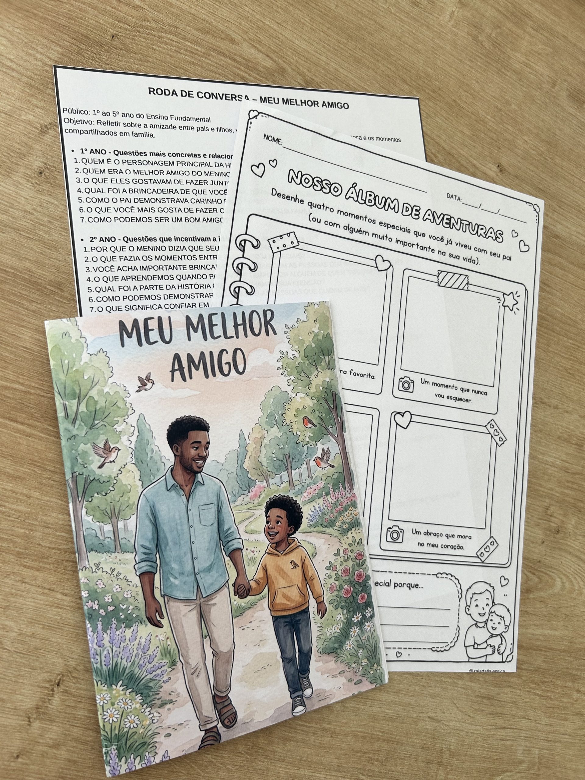 KIT HISTÓRIAS DIA DOS PAIS + ATIVIDADES - Imagem 6