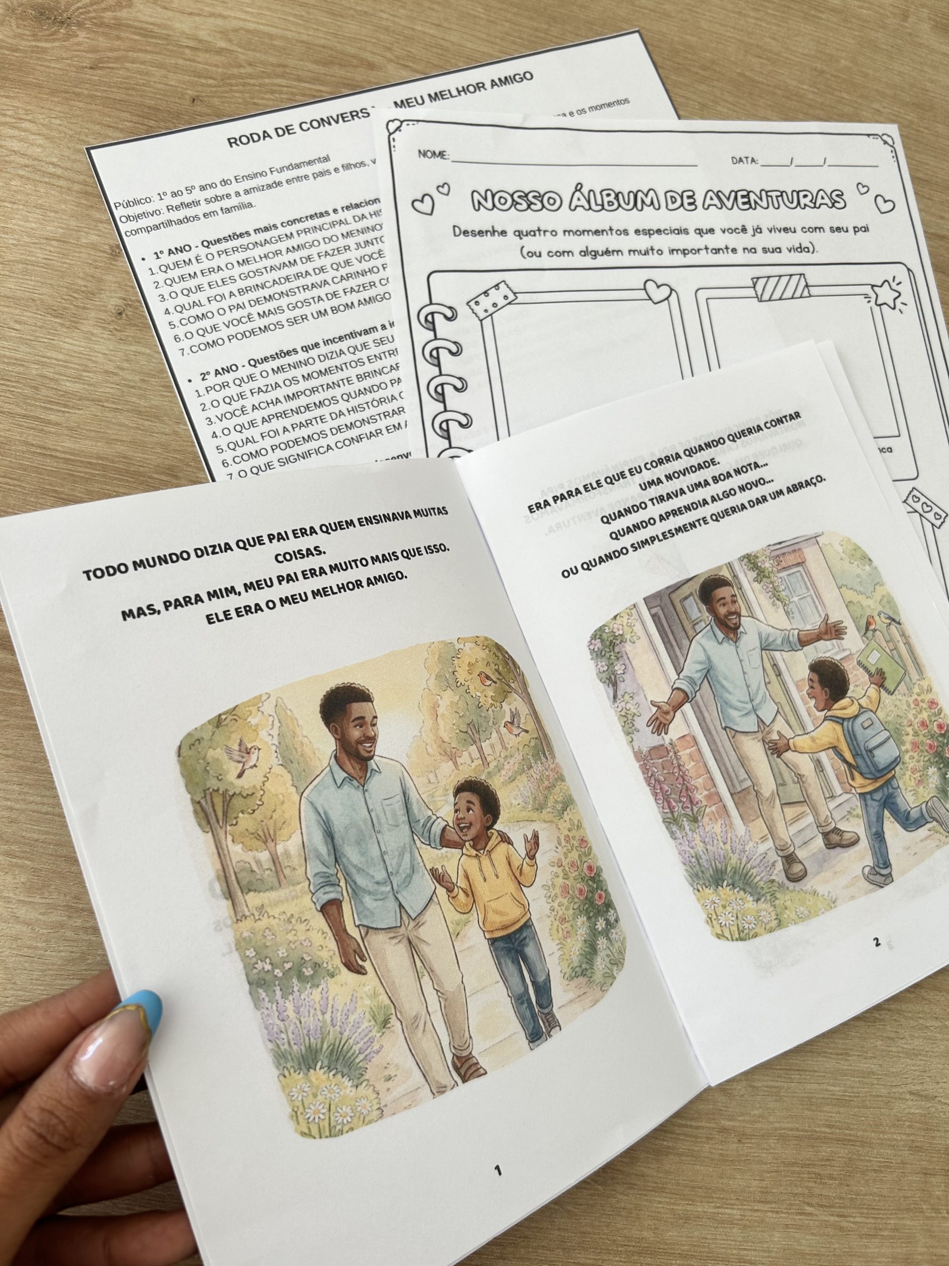 KIT HISTÓRIAS DIA DOS PAIS + ATIVIDADES - Imagem 7