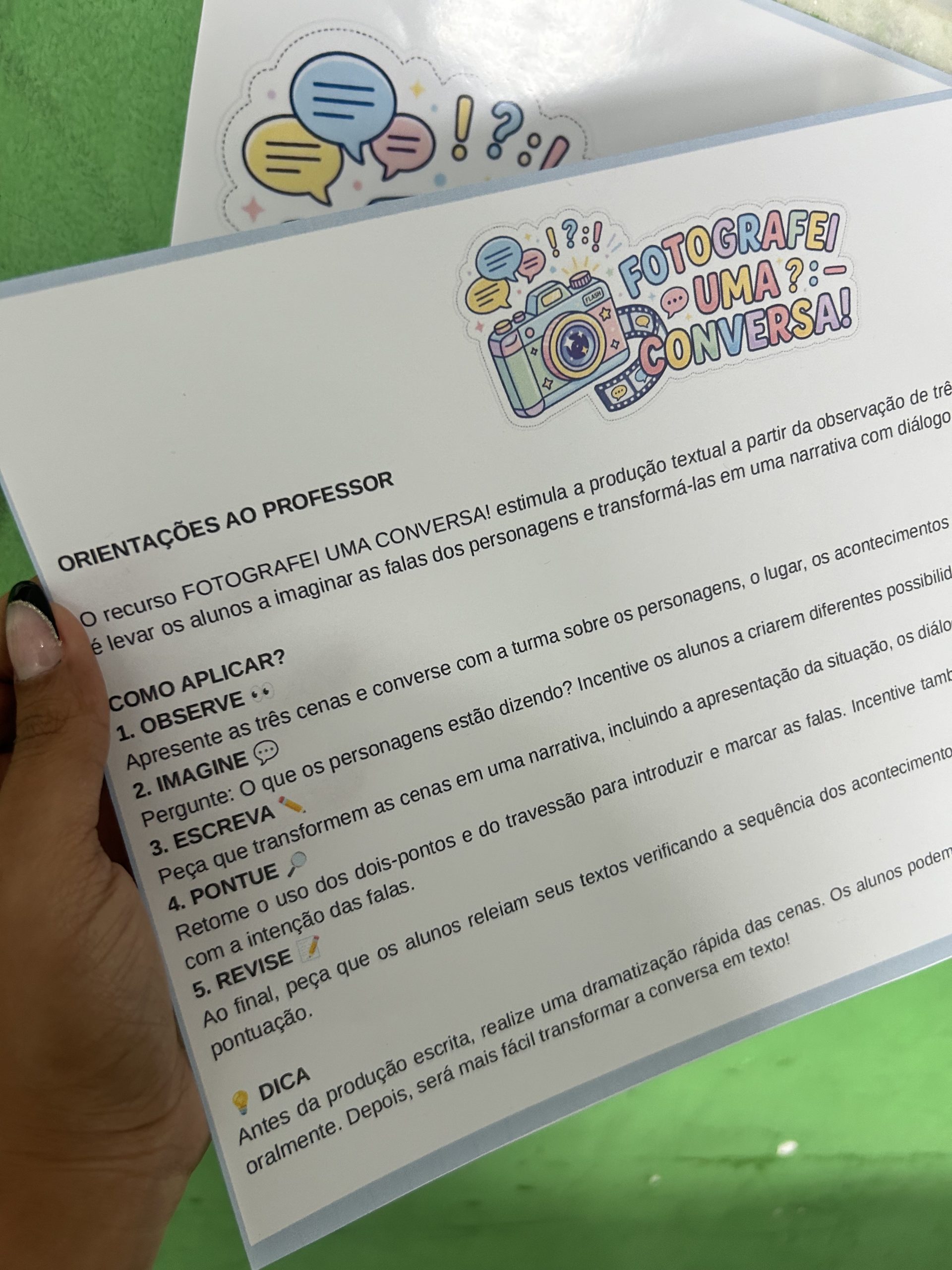 FOTOGRAFEI UMA CONVERSA! - PRODUÇÃO TEXTUAL - Imagem 5